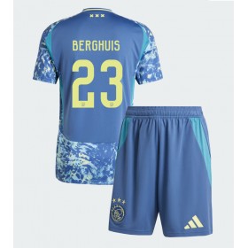 Ajax Steven Berghuis #23 Auswärtstrikot 2024-25 Kurzarm (+ kurze hosen)